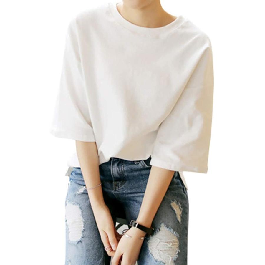 フロントイン Tシャツ レディース ゆったり 大きめ かわいい 可愛い おしゃれ お洒落 トレンド 人気 大人 半袖 ホワイト Xl 2b64tiddo4 ゼブランドショップ 通販 Yahoo ショッピング