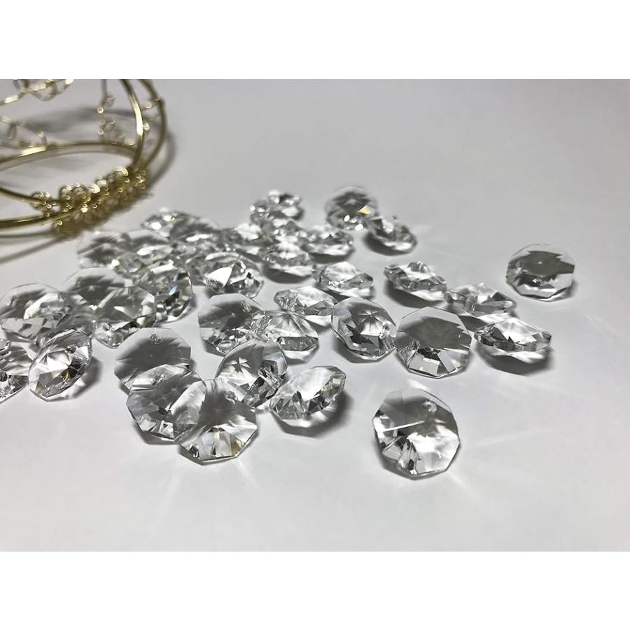 サンキャッチャー パーツ 12mm 1穴 100個セット 八角 シャンデリア ガラスビーズ ハンドメイド 修理 Diy クリア 2b69wf09ng ゼブランドショップ 通販 Yahoo ショッピング