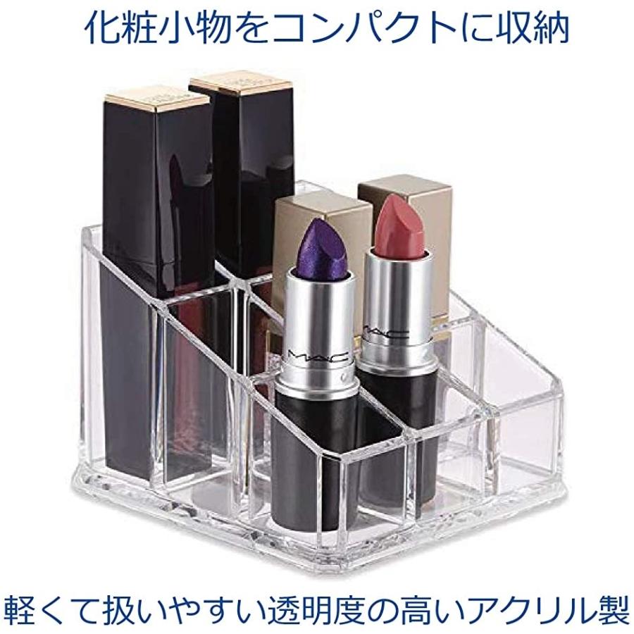 リップホルダー 口紅ホルダー 9仕切り アクリルケース スタンド コンパクト 省スペース コスメ 収納スタンド 透明アクリル クリアー 2b6tfht0ys ゼブランドショップ 通販 Yahoo ショッピング