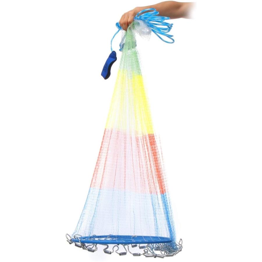 Sale 87 Off 投網 手投げ網 仕掛け網 川 海 釣り 鮎 漁具 魚捕り用 釣りネット 漁獲 沈降用釣り フィッシング 釣り具 カラフル 2 4m Materialworldblog Com