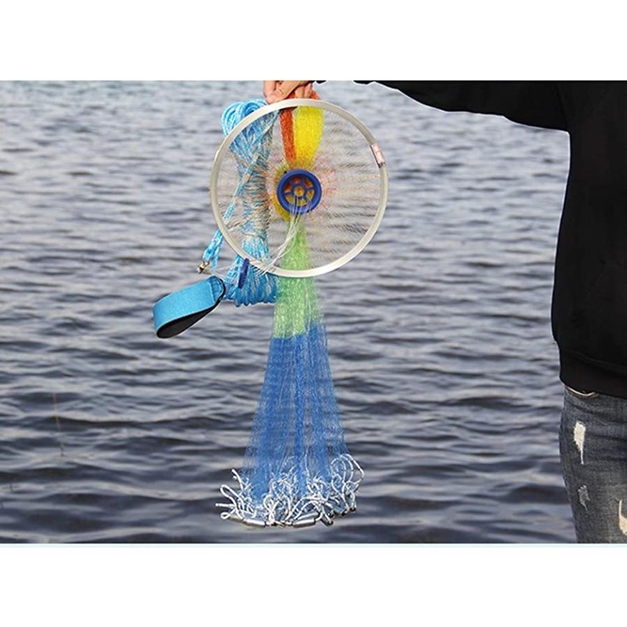 Sale 87 Off 投網 手投げ網 仕掛け網 川 海 釣り 鮎 漁具 魚捕り用 釣りネット 漁獲 沈降用釣り フィッシング 釣り具 カラフル 2 4m Materialworldblog Com