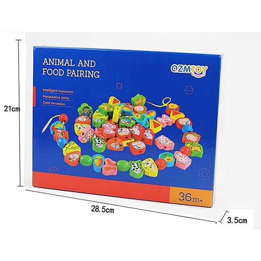 福袋セール おもちゃ Tradewind 木製ビーズ 紐通しおもちゃ パズル 木製ビーズ 紐通しおもちゃ ひもとおし 木のおもちゃ パズル 積み木 ビー玉 誕生日 プレゼント 指先訓練 カラフル マルチカラー Www Threeriversofs Com