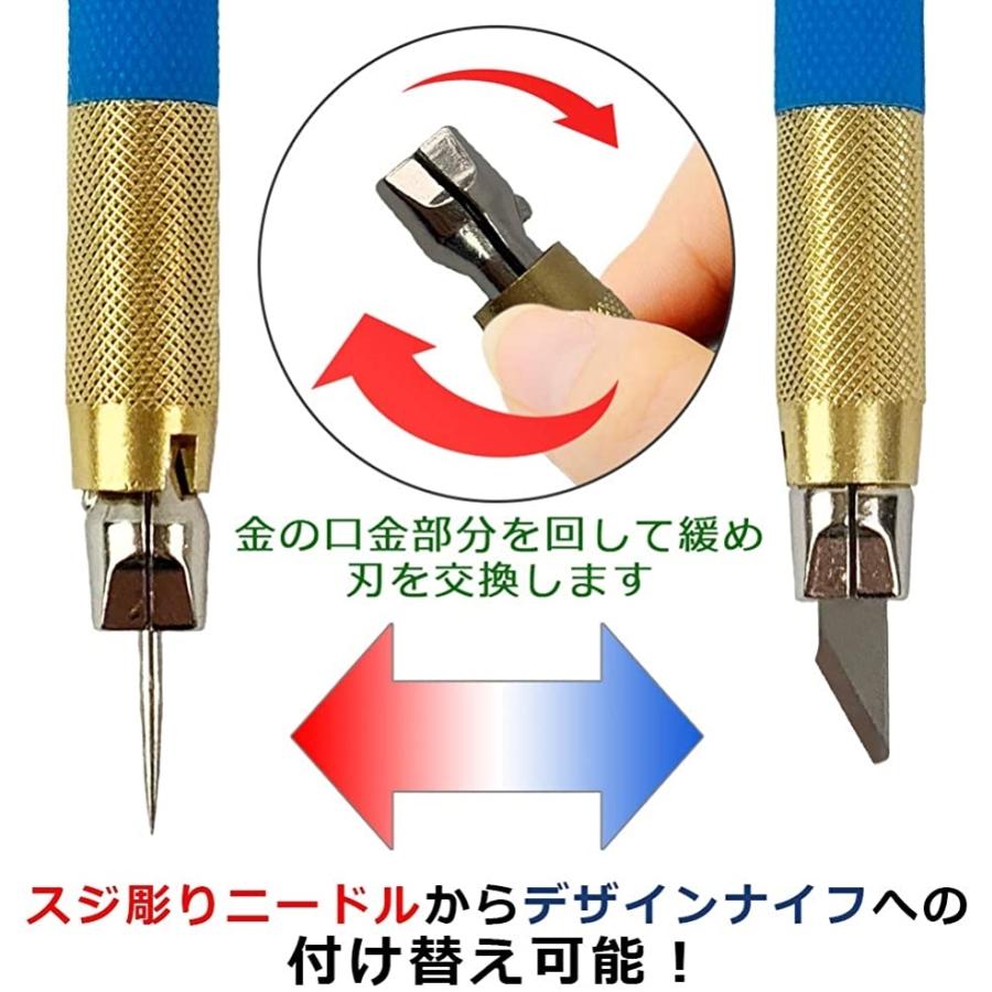 Lucina プラモ制作の必需品 2way 本格 スジ彫り デザインナイフ 替刃10枚付 2b4u6ttj ゼブランドショップ 通販 Yahoo ショッピング