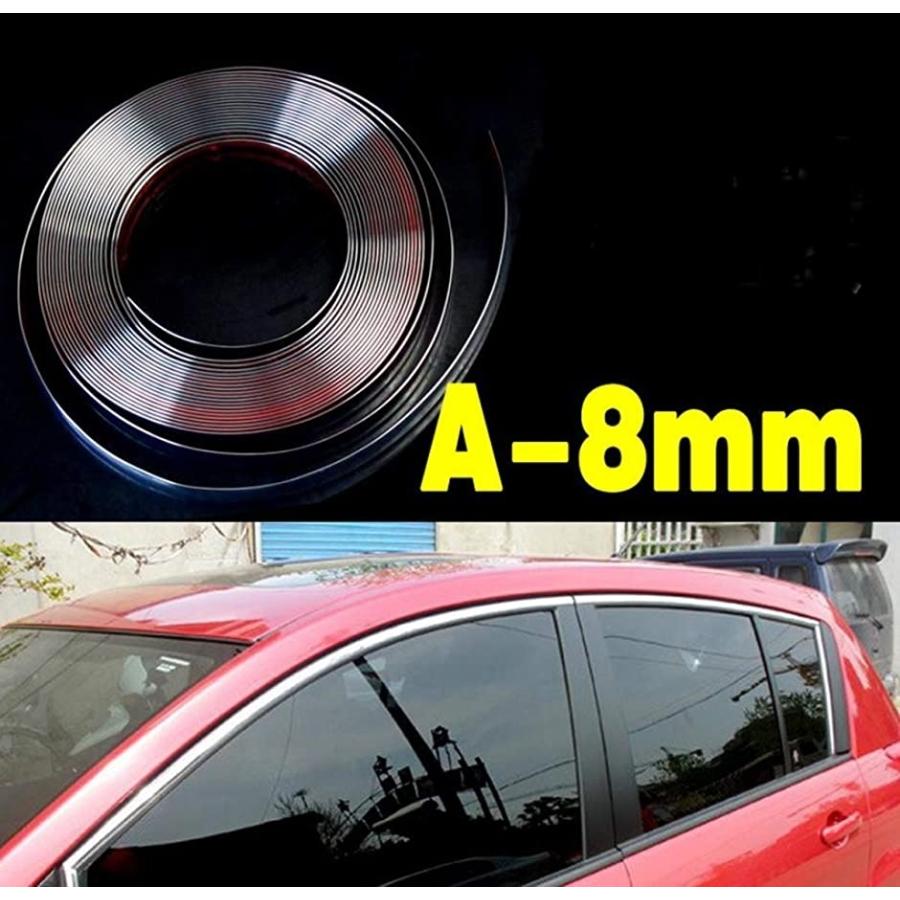 ワズチヨ メッキモール 車 幅８ｍｍ シルバー サイドモール ドアエッジ フィルム 内装 ドレスアップ 両面テープ 8mm シルバー 2b8qjvu2nv ゼブランドショップ 通販 Yahoo ショッピング