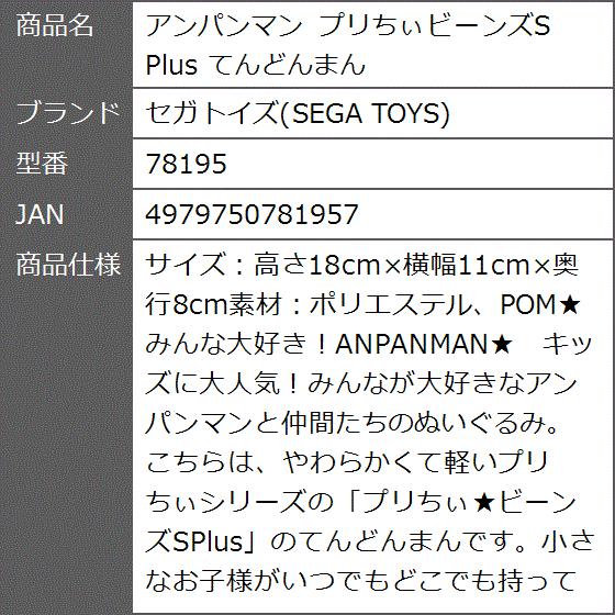 アンパンマン プリちぃビーンズs Plus てんどんまん 2bb954rqem ゼブランドショップ 通販 Yahoo ショッピング