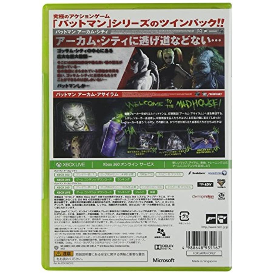 爆売り Warner The Best バットマン アーカム ツインパック Xbox360 Xbox 360 国際ブランド Turningheadskennel Com