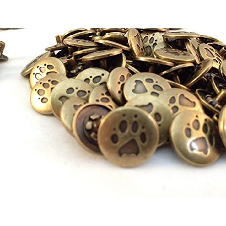バネ ホック ボタン 15mm かわいい 肉球柄 スナップボタン レザークラフト Diy 手芸用パーツ ゴールド 10個 セット 2bfbn4rv1i ゼブランドショップ 通販 Yahoo ショッピング