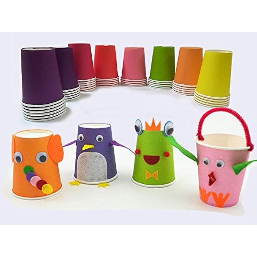 手作り 紙コップ 創造力を高める 工作キット 幼稚園 保育園 カラー紙コップ 8色x10 80個 カラー紙コップ 8色x10 80個 2bfifzsebg ゼブランドショップ 通販 Yahoo ショッピング