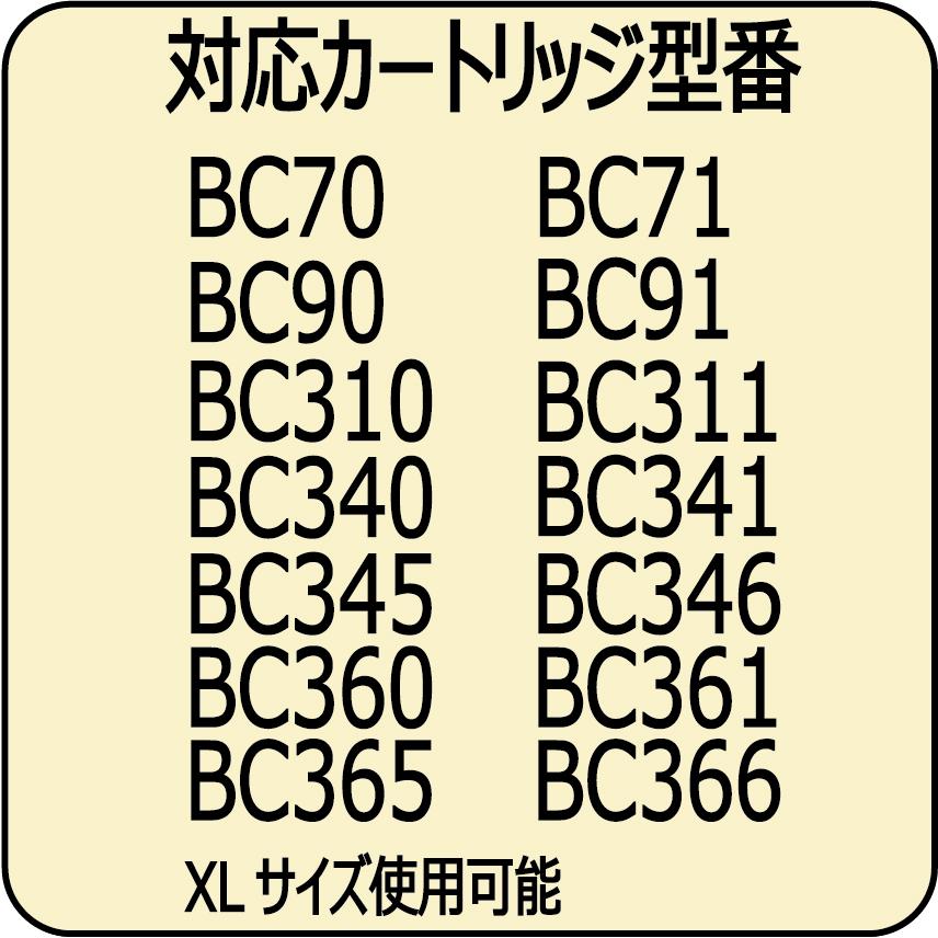 キヤノン BC-366 BC-365 BC-361 BC-360 BC-346 BC345 BC-341 BC-340 BC-311 BC-310 BC-91 BC-90 BC-71 BC-70 用  詰め替えインク  4色x20ml 器具付 お試しサイズ｜zecoocolor｜02