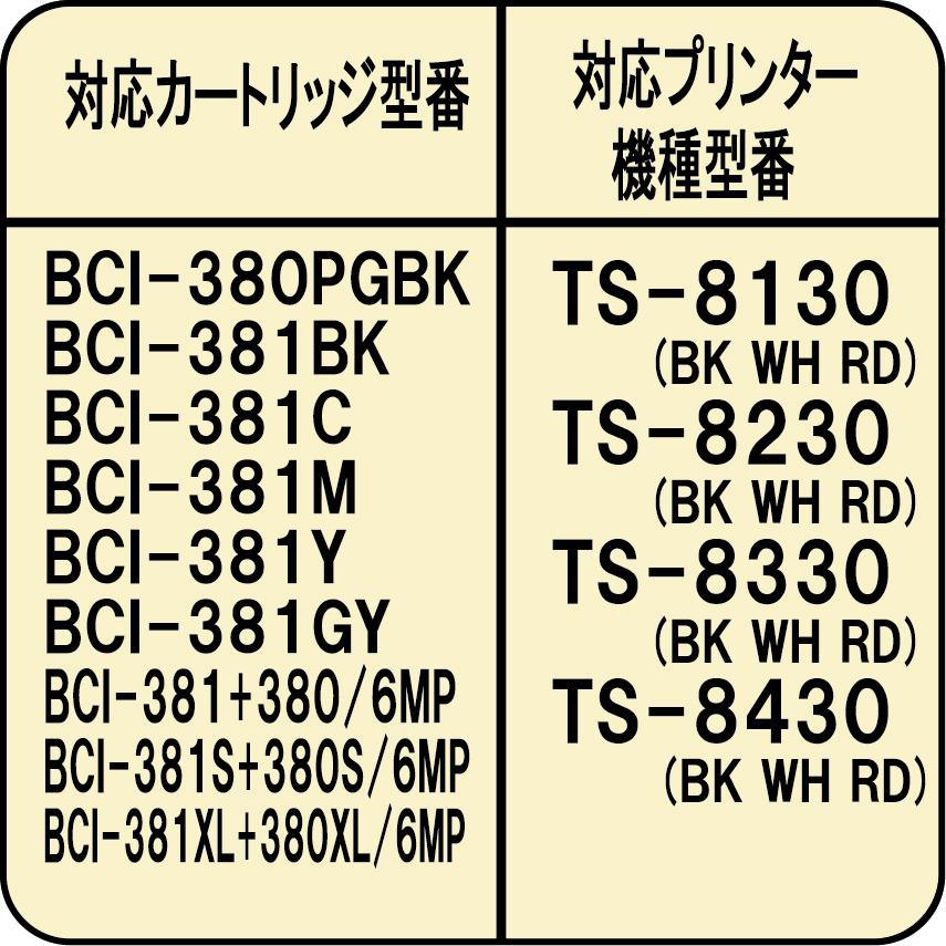 ( RPC381GY300 ) キヤノン canon BCI-381GY 用 リピート インク 詰め替えインク 300ml グレー｜zecoocolor｜02