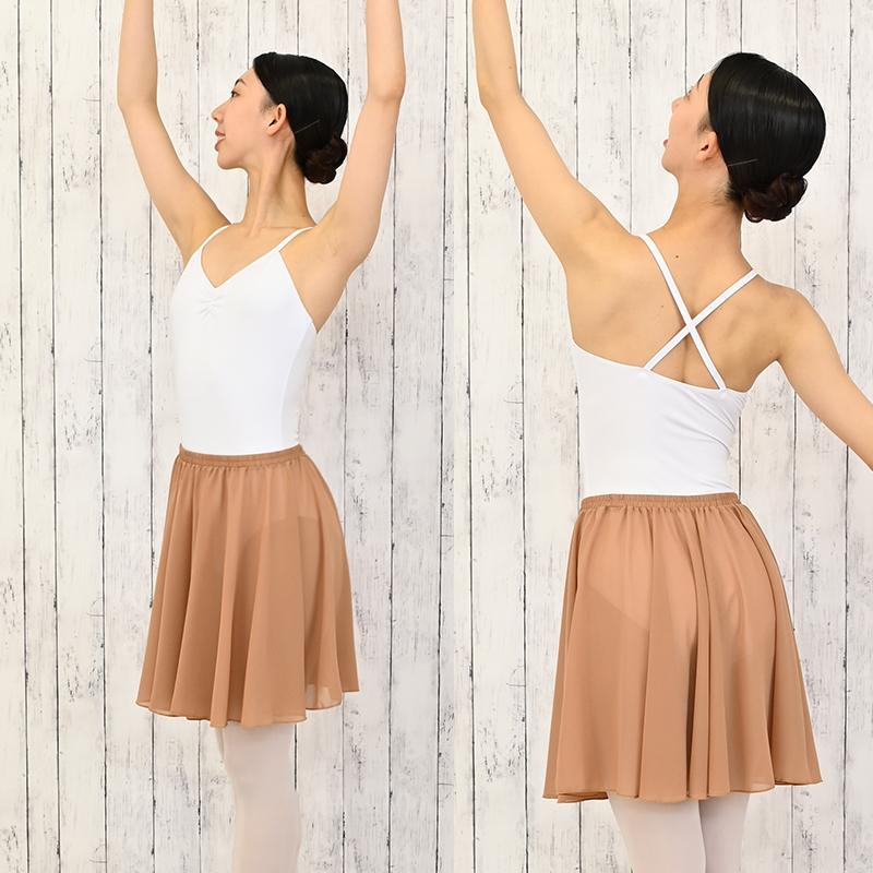 バレエ スカート 大人 40cm丈 バレエスカート ゴムウエスト バレエ用品
