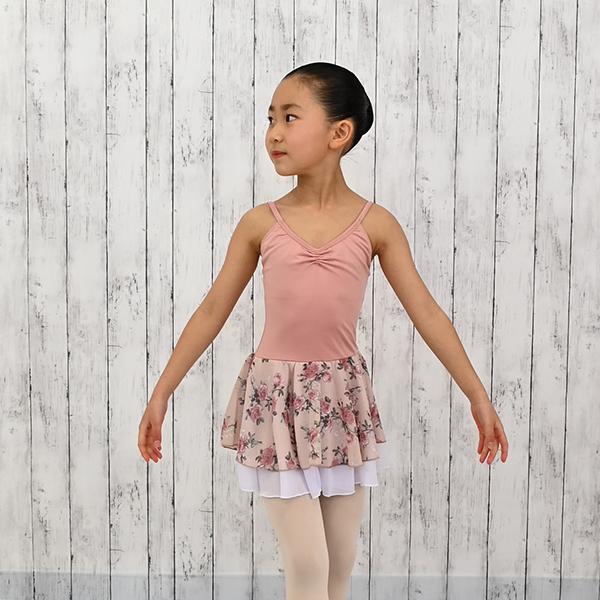 チャコット スカート付きレオタード アジェスター付き 100 110