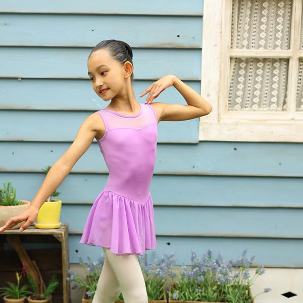 チャコット120レオタード ブルー 水色 チャコット キッズレオタード