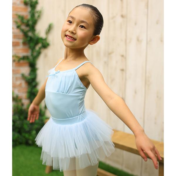 バレエ 子供 レオタード キッズ スカート付きナイロン かわいい バレエ