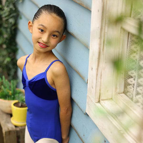 バレエ 子供 レオタード キッズ 綿 ベロア キャミソール バレエ