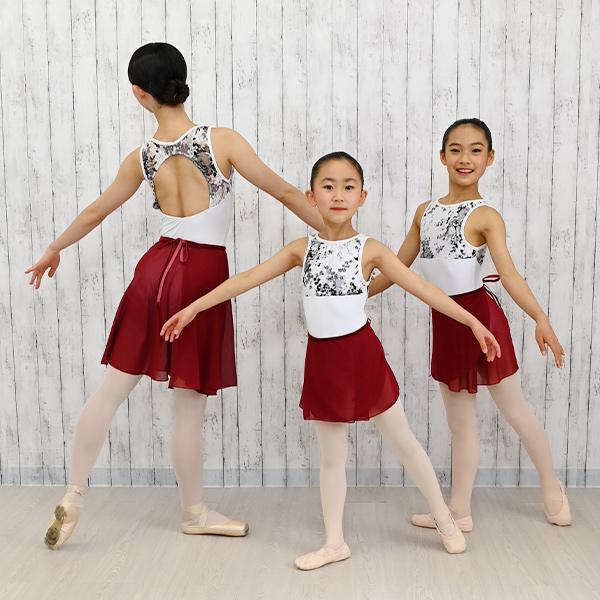 バレエ 子供 レオタード キッズ ナイロン素材 ナイロン タンクトップ