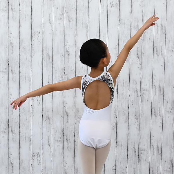 バレエ 子供 レオタード キッズ ナイロン素材 ナイロン タンクトップ