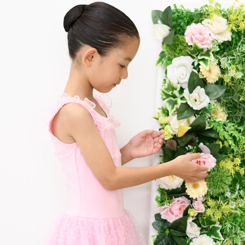 ☆新品未使用☆チャコット☆Kids☆スカート付レオタード☆ライトグリーン☆110 子供バレエレオタード キッズ バレエレオタード スカート付き