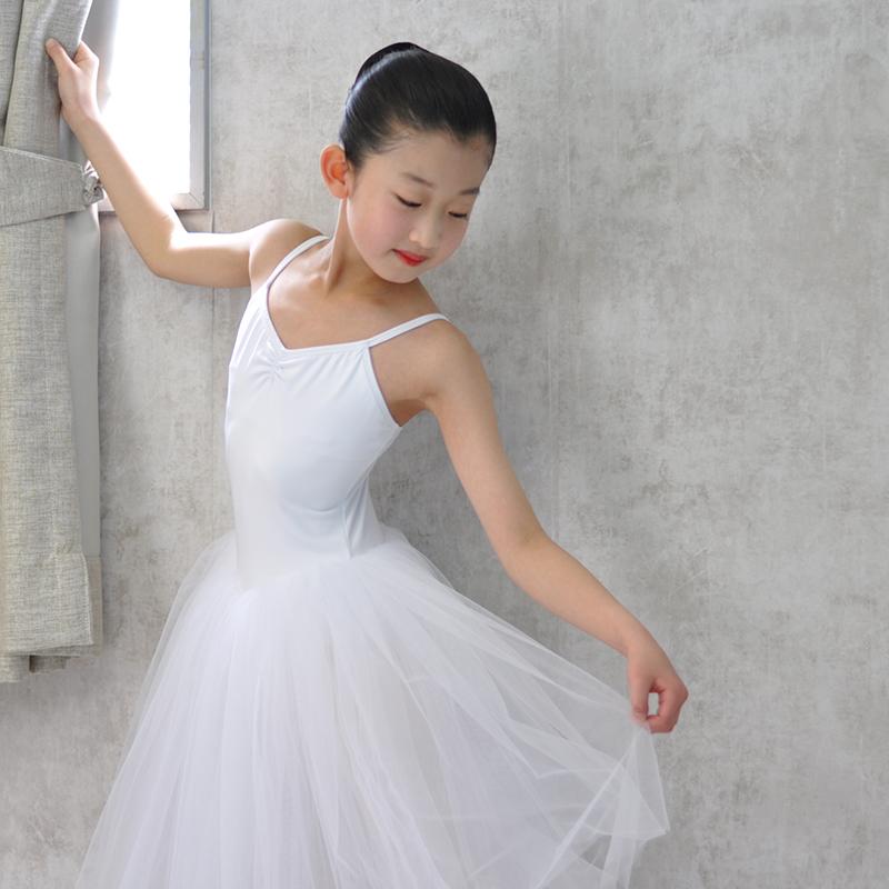 子供バレエレオタード キッズ 白子供用 アジャスター付き 胸 子供バレエレオタード キッズ 白子供用 アジャスター付き 胸