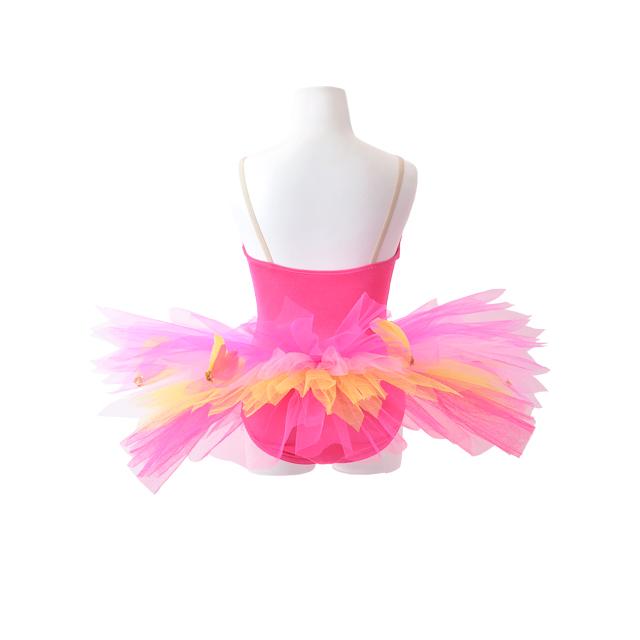 在庫限り バレエ チュチュ 子供 ショッキングピンク tutu ちゅちゅ 羽