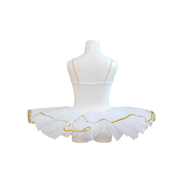 バレエ チュチュ 子供 白 レオタード tutu バレエ衣装 キッズ