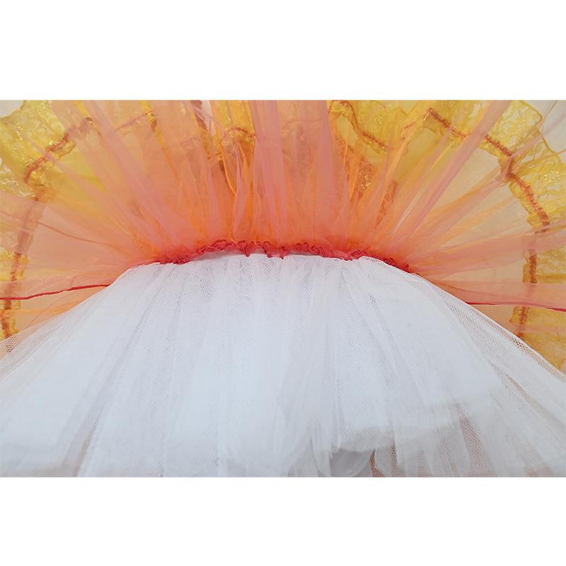 バレエ チュチュ 子供 オレンジ レオタード tutu バレエ衣装 舞台 衣装