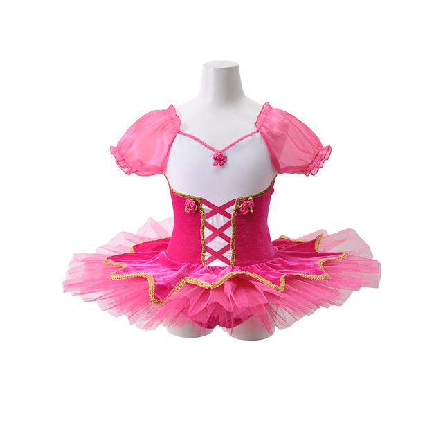 バレエ チュチュ 子供 サイズ ショッキングピンク レオタード バレエ チュチュ 子供 サイズ ショッキングピンク レオタード