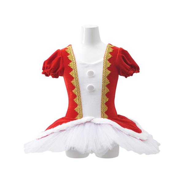 バレエ 衣装 チュチュ 子供 キッズ ジュニア 赤 レオタード かわいい