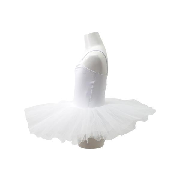 日本製　レッスン用ホワイト チュール バレエチュチュ 日本製 レッスン用ホワイト チュール バレエチュチュ