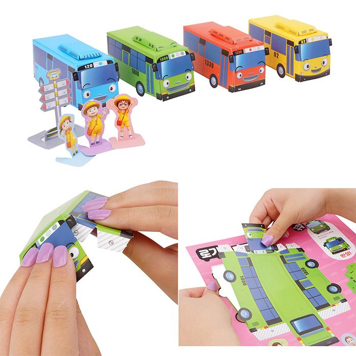 ペーパークラフト】ちびっこバス タヨ 正規品 韓国 大人気