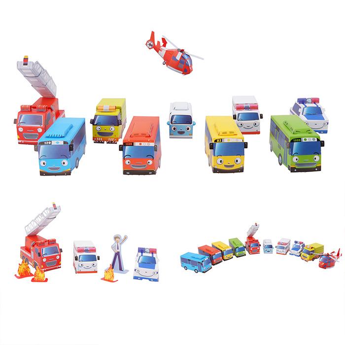 ペーパークラフト】ちびっこバス タヨ 正規品 韓国 大人気