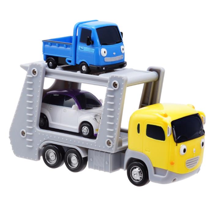 ちびっこバス タヨ ミニカーキャリー+タヨフレンズ6台セット　新品！ミニカー 正規品】ちびっこバス タヨ / ミニカー キャリー – Korea Shop