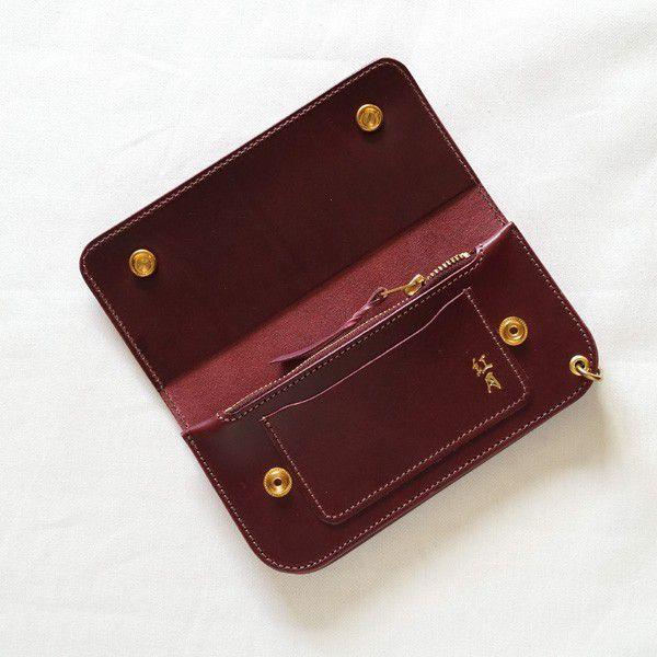 革蛸謹製 トラッカーウォレット TYPE-G 紅月 