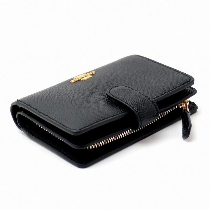 COACH コーチ/ F54843 レザー 二つ折り財布 コーチ COACH 財布 二つ折り 水色 ライトブルー 小物 レザー