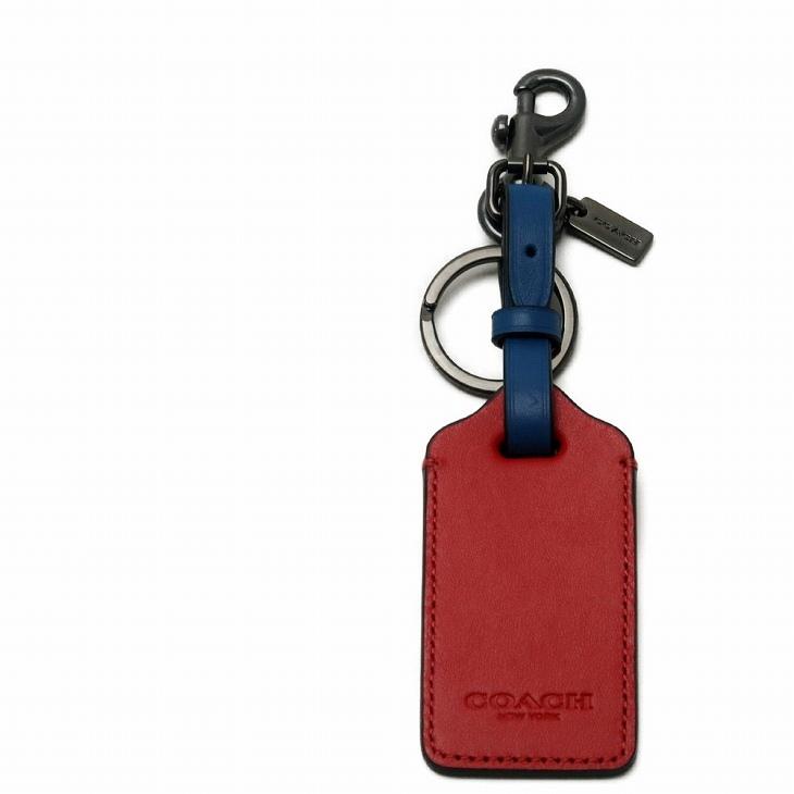 男女兼用 メンズ キーリング Coach コーチ アウトレット 正規 キーリング キーホルダー コーチ キーホルダー ネコポス 1274qbr0u レザー ラゲッジタグ 財布 帽子 ファッション小物