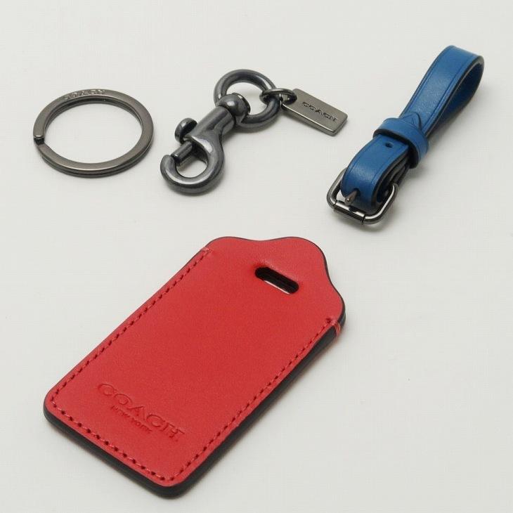男女兼用 メンズ キーリング Coach コーチ アウトレット 正規 キーリング キーホルダー コーチ キーホルダー ネコポス 1274qbr0u レザー ラゲッジタグ 財布 帽子 ファッション小物