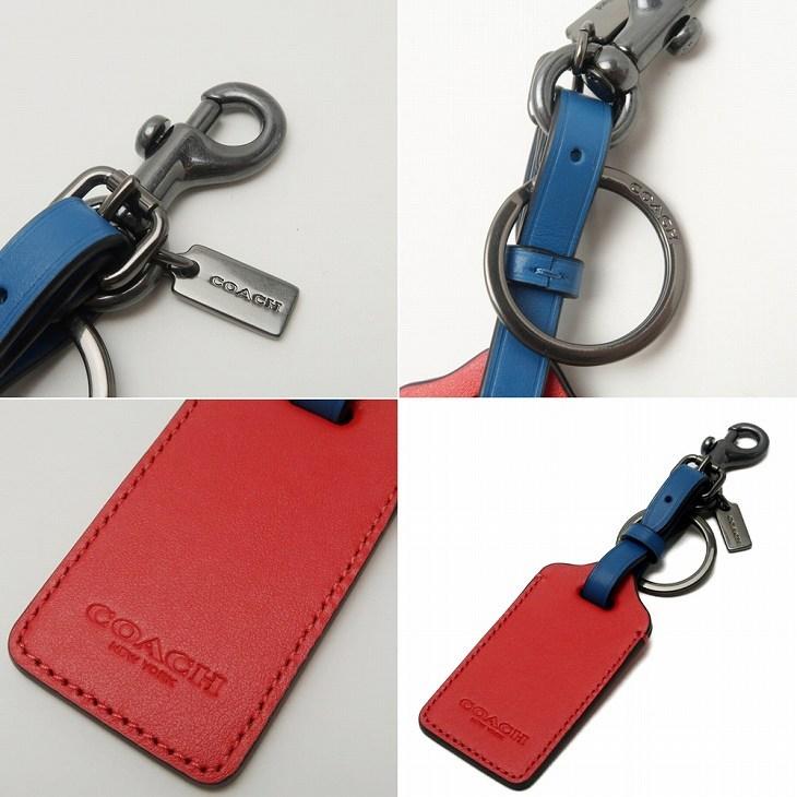 男女兼用 メンズ キーリング Coach コーチ アウトレット 正規 キーリング キーホルダー コーチ キーホルダー ネコポス 1274qbr0u レザー ラゲッジタグ 財布 帽子 ファッション小物