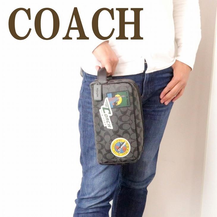 楽天ランキング1位 コーチ Coach バッグ メンズ セカンドバッグ クラッチバッグ セカンドポーチ シグネチャー ブラック 黒 1276qba5f 高質で安価 Www Thedailyspud Com