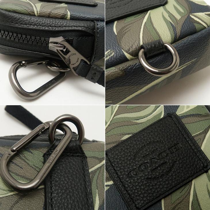 現金特価 コーチ Coach ポーチ メンズ 小物入れ カラビナ ベルトループ ラウンドファスナー ナチュラル 葉 リーフ ボタニカル 1315qbb0f ネコポ おしゃれ人気 Arnabmobility Com