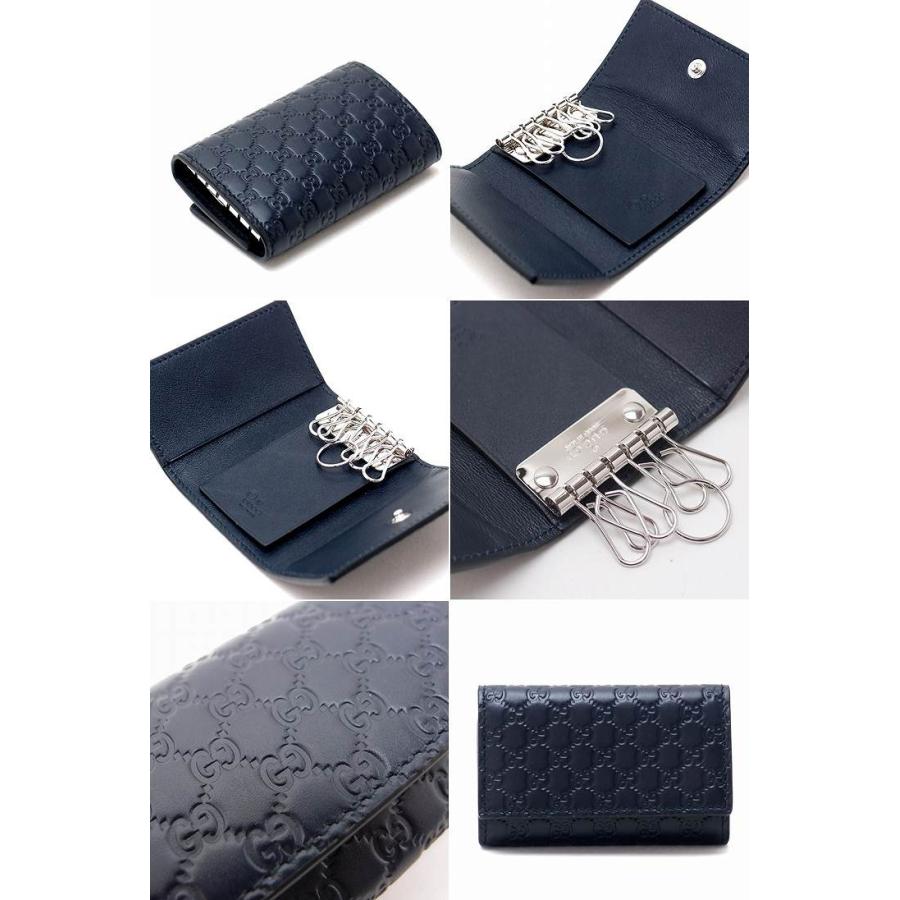 GUCCI 訳ありグッチ キーケース グッチシマ マイクロGG 6連 150402  