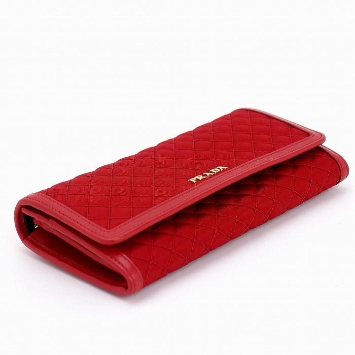 PRADA レッド キルティング 長財布 楽天市場】新品 プラダ ラウンドファスナー長財布 キルティング