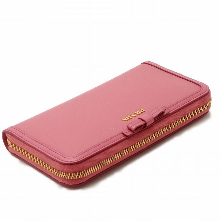 PRADA 長財布 ピンク 極美品 PRADA 長財布 ピンク - メルカリ