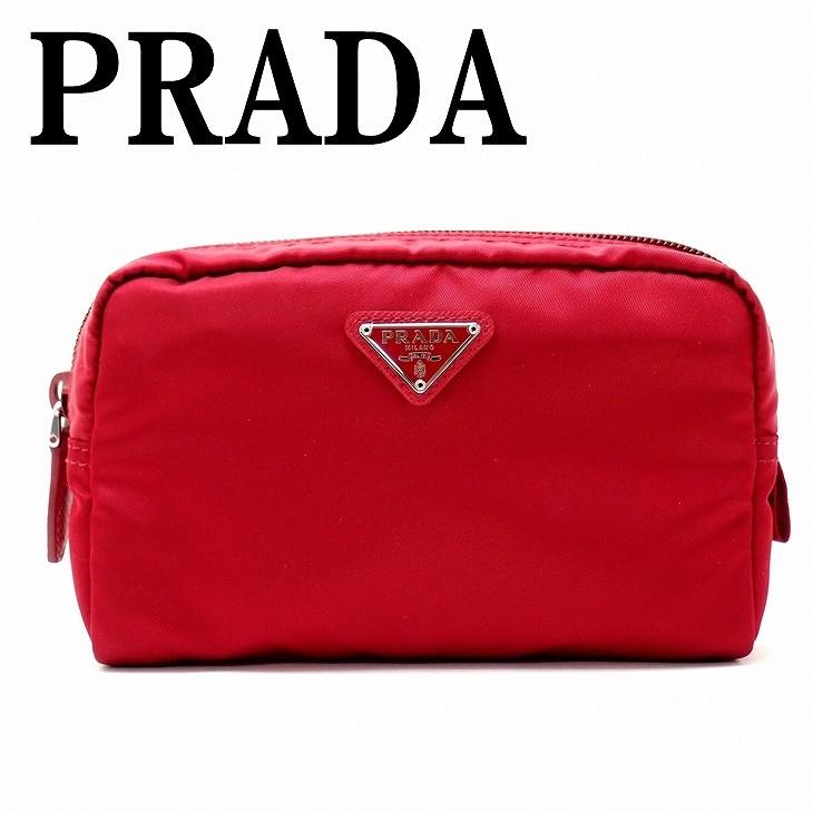 プラダ PRADA ポーチ コスメポーチ 化粧ポーチ 小物 ロゴ 1NA021-2BQP-F068Z｜zeitakuya