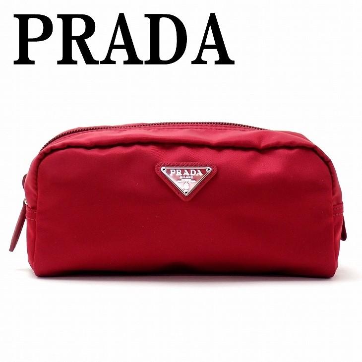 プラダ PRADA ポーチ コスメポーチ 化粧ポーチ 小物 ロゴ 1NA350-2BQP-F068Z｜zeitakuya