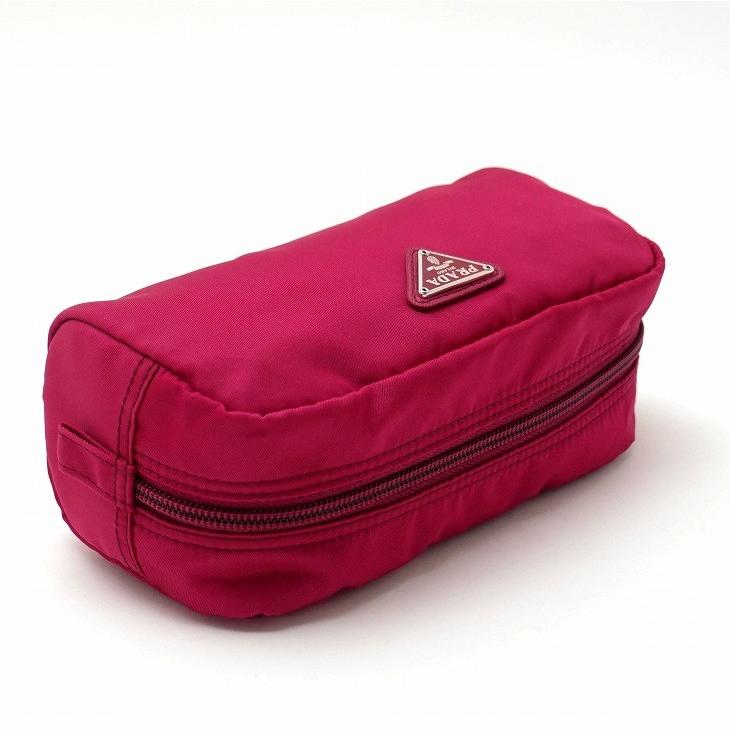 プラダ Prada ポーチ コスメポーチ 化粧ポーチ ピンク 小物 ロゴ 1na350 2bqp F0ba8 1na350 2bqp F0ba8 贅沢屋 通販 Yahoo ショッピング