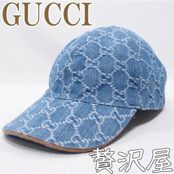 グッチ GUCCI 帽子 キャップ レディース 女性用 GGデニム GUCCI 200043