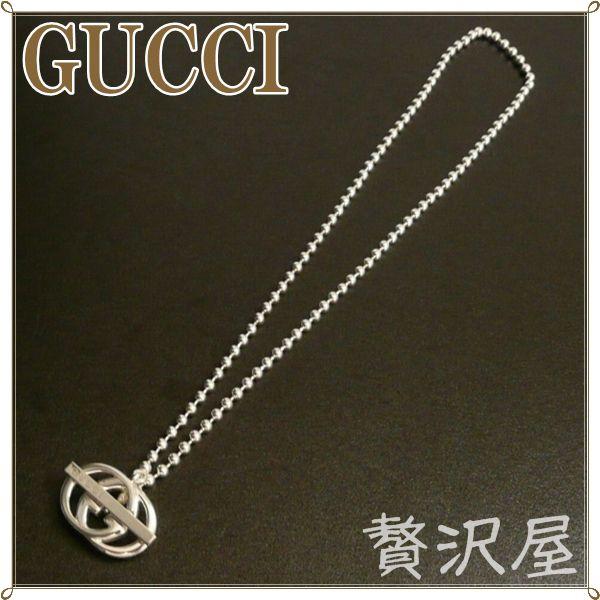 GUCCIグッチ ネックレス シルバー925 WG ロゴ ネックレス GUCCI 216433-J8410-1000　｜zeitakuya｜03