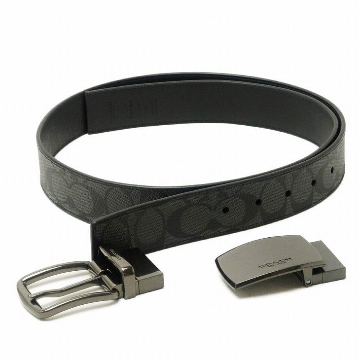 COACH（コーチ） 【並行輸入品】コーチ ベルト メンズ レザー ブラック