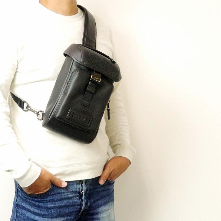 春新作の Coach コーチ バッグ 人気 ブランド 2944qbbk レザー 黒 ブラック ワンショルダー 斜め掛け ショルダーバッグ メンズ ショルダーバッグ Sutevalle Org
