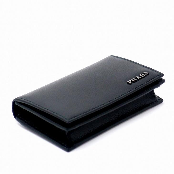 プラダPRADA⭐️ ブラック レザー 名刺入れ　M229 楽天市場】PRADA プラダ メンズ レディースカードケース マチ